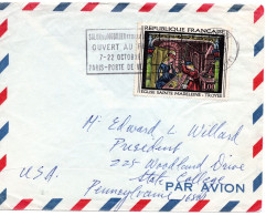 70828 - Frankreich - 1970 - 1,00F Troyes EF A LpBf PARIS - ... -> State College, PA (USA) - Covers & Documents