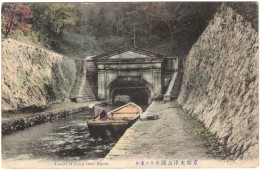 Japan - Japon - Kyoto - Tunnel Of Canal Otsu Kyoto - Carte Postale Pour Paris (France) - Via Siberia - Avril 1908 - Brieven En Documenten