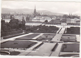 Autriche / WIEN - Blick Vom Oberen Schloss Belvedere Gegen Kahlen Und Leopoldsberg - 1963 - Belvédère