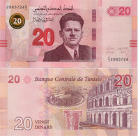 TUNISIA       20 Dinars       P-97       25.7.2017       UNC - Tunisia