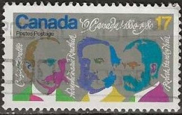 CANADA 1980 Centenary Of O Canada (National Song) - 17c. - Lavallee (composer), Routhier (writer) & Weir (Writer) FU - Used Stamps
