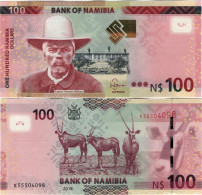 NAMIBIA       100 Dollars       P-14[b]        2018        UNC - Namibia