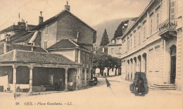 Gex * Place Gambetta * Villageois - Gex