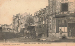 St Leu * Taverny * La Rue De Pontoise * Attelage * Café Restaurant - Saint Leu La Foret