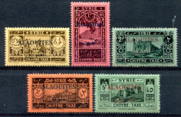 Alaouites            Taxes       6/10 * - Unused Stamps