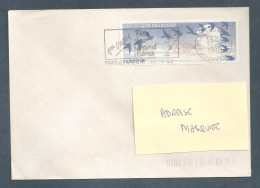 France, Distributeur, 161, LISA, Type C, Oblitéré, TTB, 1 Enveloppe - 1990 Type « Oiseaux De Jubert »