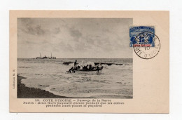 !!! COTE D'IVOIRE : CACHET TIASSALE 1910 SUR CPA NON VOYAGEE - Storia Postale