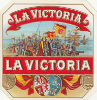 Cigar Label  No 887  La Victoria     Sigarenbanden Vitolas ,  Etiquette - Etiketten