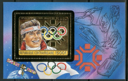 Olympische Spelen  1984 , Centraal Afrika   -  Blok  Postfris - Winter 1984: Sarajevo