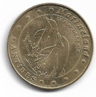 MEDAILLE  ANTIBES MARINELAND Annee 2000 Monnaie De Paris DIAMETRE 34 Mm Plat 1 N0161 - Euros Des Villes