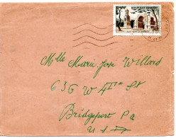 70841 - Frankreich - 1960 - 50F St Remy EF A Bf ST NICOLAS -> Bridgeport, PA (USA) - Storia Postale