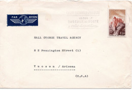 70842 - Frankreich - 1967 - 1,30F Burg Joux EF A LpBf PARIS - ... -> Tucson, AZ (USA) - Storia Postale