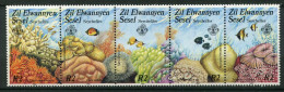 Seychelles - ZIL Eloigné Sesel ** N° 134 à 138 Se Tenant - Formations Coraliennes - Seychelles (1976-...)