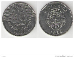 Costa Rica 20 Colones 1983 Km 216.1   Unc  !!!!! - Costa Rica