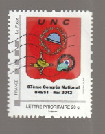 MONTIMBRAMOI UNC 87E CONGRES NATIONAL BREST 2012 OBLITERE - Gebraucht