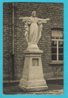 * Nederbrakel - Brakel (Oost Vlaanderen) * (Photo Vandecandelaere, Nr 13) Middelbare School, école, Statue Sacré Coeur - Brakel