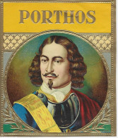 Cigar Label  No 156  Porthos     Sigarenbanden Vitolas ,  Etiquette - Labels