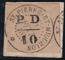 St Pierre Et Miquelon N°16A - Oblitéré - Faux - Used Stamps