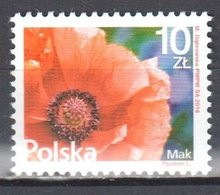 Poland  2016 - Flowers - Mi.4830 - MNH (**) - Nuovi