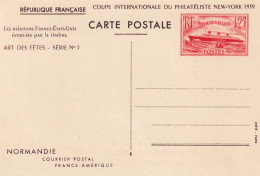 France Entiers Postaux - 1939 - TB - Standard Postcards & Stamped On Demand (before 1995)