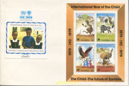 714663 MNH ZAMBIA 1979 AÑO INTERNACIONAL DEL NIÑO - Zambia (1965-...)