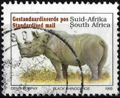 South Africa 1993 - Mi 896 IIAI - YT 813A ( Wild Fauna : Black Rhinoceros ) - Used Stamps