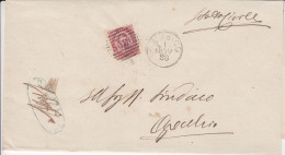 Italien Brief Aus Dem Jahr 1888 Von Piobbico Nach Apecchio Ziffernstempel 3086 - Oblitérés