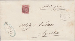 Italien Brief Aus Dem Jahr 1888 Von Piobbico Nach Apecchio Ziffernstempel 3086 - Oblitérés