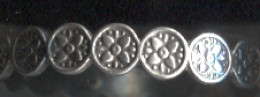 Beau Bracelet Motifs Fleurs - Argent - Bracciali