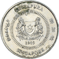 Monnaie, Singapour, 10 Cents, 2009 - Singapur