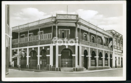 REAL PHOTO POSTCARD BNU BANCO NACIONAL ULTRAMARINO SAO VICENTE CABO CAPE VERDE AFRICA  POSTAL CARTE POSTALE - Cape Verde