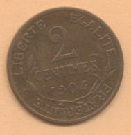 2 CENTIMES  1904   DANIEL DUPUIS - 2 Centimes