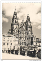 POSTAL   SANTIAGO DE COMPOSTELA  -GALICIA  -  CATEDRAL -FACHADA DEL O0BRADORIO  ( CATHEDRAL-FAÇADE DE L'OBRADOIRO ) - Santiago De Compostela