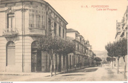 POSTAL  -PONTEVEDRA  -GALICIA  - CALLE DEL PROGRESO - Pontevedra