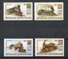 CENTRAFRIQUE N° 400 à 403    NEUFS SANS CHARNIERE COTE 7.00€    TRAIN - Centrafricaine (République)