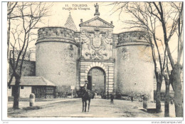 POSTAL   TOLEDO - ESPAÑA - PUERTA DE VISAGRA - Toledo