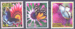 2022. Tajikistan, Butterflies & Flowers Of Tajikistan, 3v Perforated, Mint/** - Tadjikistan