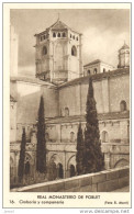 POSTAL   MONASTERIO DE POBLET -TARRAGONA -  (ESPAÑA)   CIMBORIO Y CAMPANARIO  ( FOTO R.MARTI) - Tarragona