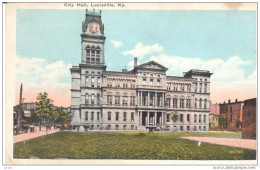 POSTAL    LOUISVILLE  KENTUCKY   - CITY HALL  ( AYUNTAMIENTO ) - Louisville