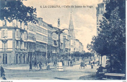 POSTAL   LA CORUÑA  -GALICIA  -CALLE DE JUANA DE LA VEGA - La Coruña