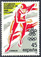 España. Spain. 1988. Juegos Olimpicos Invierno. Calgary. Olympic Winter Games - Winter 1988: Calgary