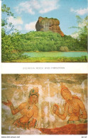 POSTAL  SRI LANKA  -ASIA  -SIGIRIYA ROCK AND FRESCOES - Sri Lanka (Ceylon)