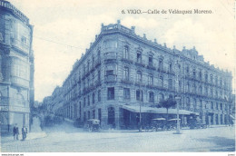 POSTAL   VIGO  -GALICIA  -CALLE DE VELAZQUEZ MORENO - Autres & Non Classés