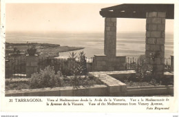 POSTAL    TARRAGONA  -CATALUNYA   -VISTA AL MEDITERRANEO DESDE LA  AV. DE LA VICTORIA - Tarragona