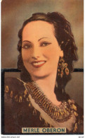 POSTAL   FOTOGRAFIA   DE LA ACTRIZ  MERLE OBERON  (POSTAL CON LA CABEZA  RECORTADA) - Photos