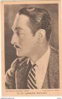 POSTAL   FOTOGRAFIA   DEL  ACTOR  ADOLPH  MENJOU  -PARAMUNT FILM - Photos