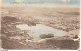 POSTAL    CARTAGENA  -MURCIA  - VISTA INTERIOR DEL ARSENAL - Murcia