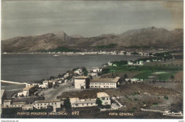 POSTAL   POLLENSA  -MALLORCA  - VISTA GENERAL Y PUERTO - Sonstige & Ohne Zuordnung