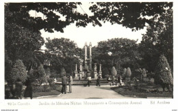 POSTAL   LA CORUÑA -GALICIA -JARDIN DE MENDEZ NUÑEZ Y MONUMENTO A CONCEPCION ARENAL  (ED.ARRIBAS) - La Coruña