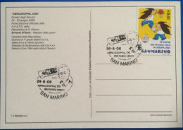 SAN MARINO - MANIFESTAZIONE ABRUZZOPHIL 2006 - Postal Stationery